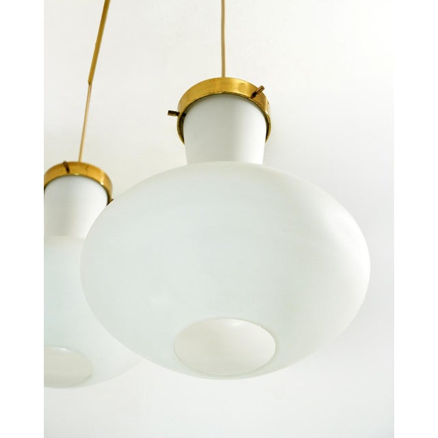 3-Light Pendant from Stilnovo, 1950s For Sale - Image 12 of 15