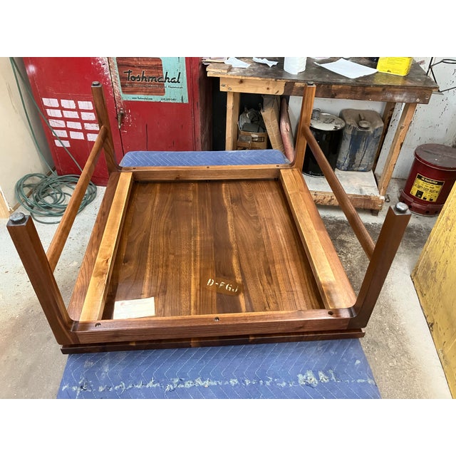 Gunlocke Walnut Side Table For Sale - Image 9 of 12