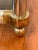 Metal Mid Century Maison Jansen Style Two Tier Brass and Chrome Glass Square Tables, Pair For Sale - Image 7 of 12