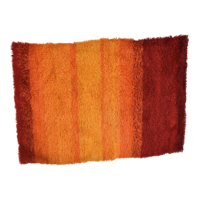 Mid Century Danish Modern Rya Rug Chairish