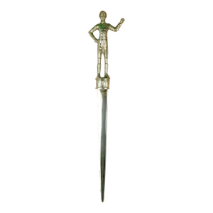 Late 20th Century "21" Club Jockey Letter Opener