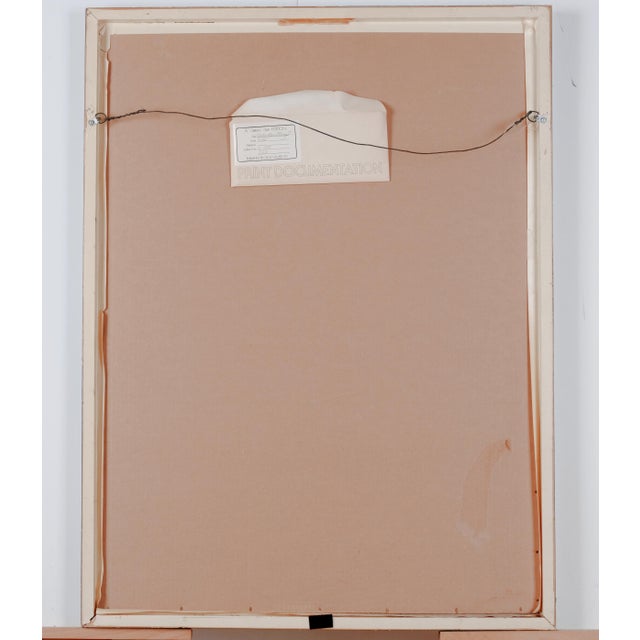 Erte "Manhattan Mary Ii" Artist Hand Signed & Numbered Limited Edition 223/300 Framed & Matted Serigraph Excellent Print in Very Good + Frame For Sale - Image 11 of 11