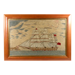 Grand Sailor’s Woolwork of the Tea Clipper Fiery Cross