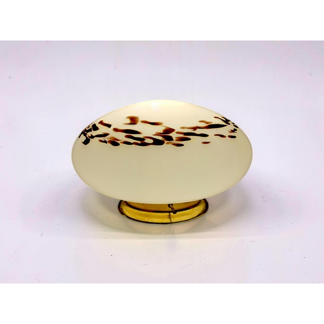 Metal Murano Glass Ceiling Lamp, 1980s For Sale - Image 7 of 9