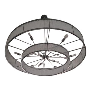 French Minimalist Chandelier For Sale