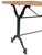 1950s Antique Bistro Table in Engraved Wrought Iron, 1950s For Sale - Image 5 of 8