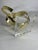 Late 20th Century Abstract Gold Aluminum Ribbon Sculpture by Dan Murphy For Sale In Chicago - Image 6 of 9