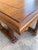 Late 19th Century Spanish Carved Coffee table with Wood Stretchers For Sale - Image 9 of 18