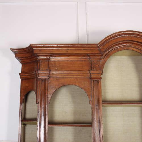 Italian Walnut Bookcase, 1920s For Sale - Image 3 of 12