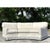 Elevate your living space with this vintage Regency custom angled sofa, a true American classic. Crafted with meticulous...