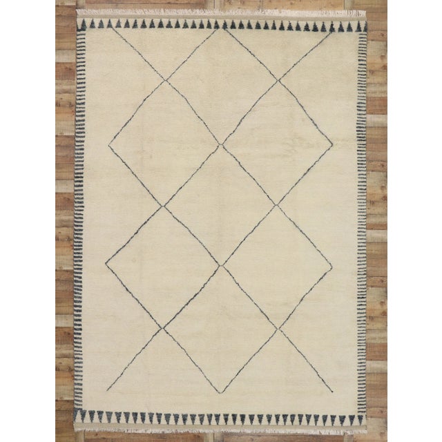 Moroccan Style Area Rug - 09'00 X 12'09 For Sale - Image 9 of 10