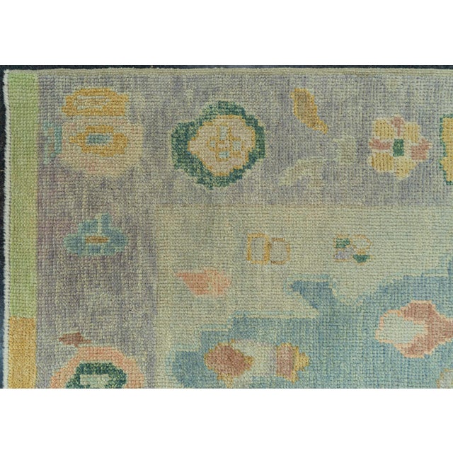 Turkish Oushak Rug 6' x 8'11" #19151 For Sale - Image 4 of 8