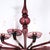 Lorin Marsh Modernist Hand-Blown Classical Amethyst Murano Glass Chandelier by Lorin Marsh For Sale - Image 4 of 18