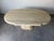 1970s 1970’s Vintage Italian Postmodern Travertine Oval Dining Table With Sculptural Pedestal Base For Sale - Image 5 of 12