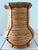 Wood Vintage Coiled Pencil Reed Vase For Sale - Image 7 of 9