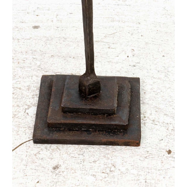 Black Steel Sculpture by Lee Sauder For Sale - Image 8 of 9