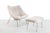 Set of F157 Oyster Armchair and Ottoman in Sheepskin by Pierre Paulin, 1950s For Sale - Image 3 of 3