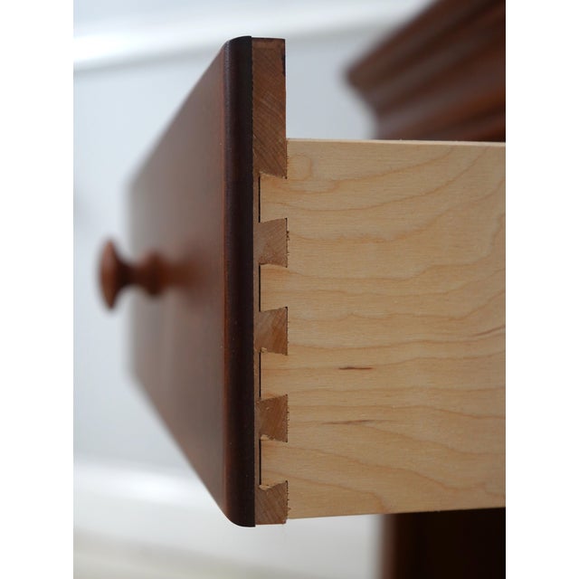 1990s Stanley Young America Cherry Nightstand For Sale - Image 5 of 17