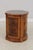 1980s Pair Henredon Round Walnut Living Room Lamp End Tables For Sale - Image 5 of 16