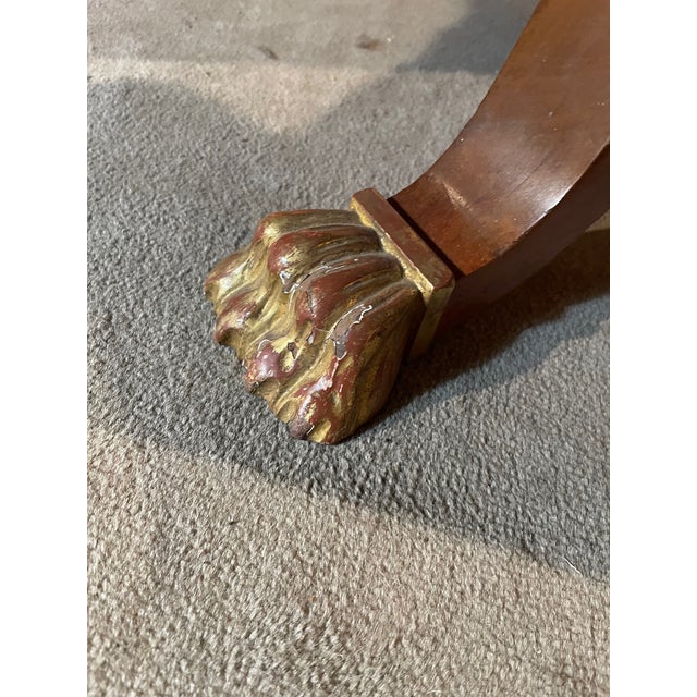 Late 19th Century Crotch Mahogany Drop Leaf Table For Sale - Image 10 of 11