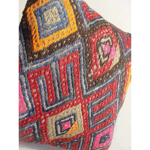 Kilim Rug Pillow For Sale - Image 10 of 11