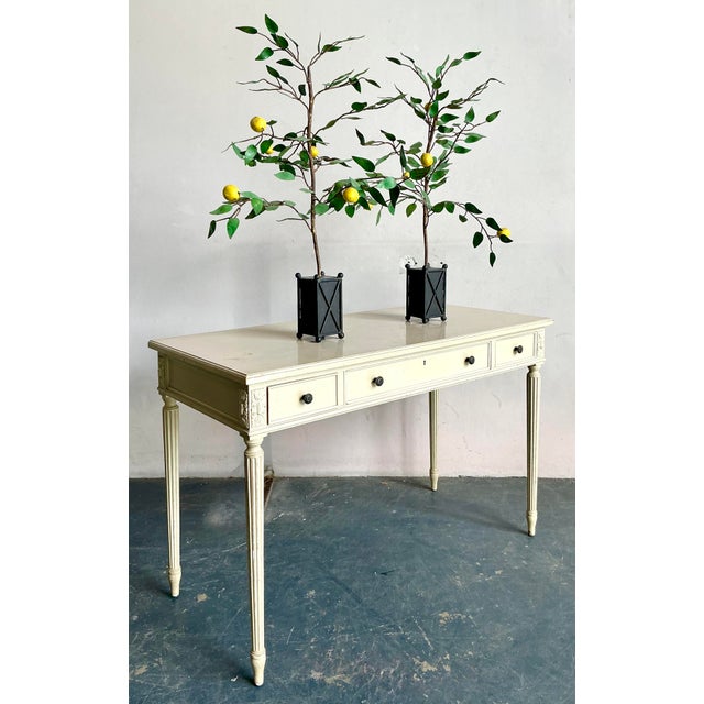Mid 20th Century Vintage Regency Tole Lemon Trees - A Pair For Sale - Image 5 of 7