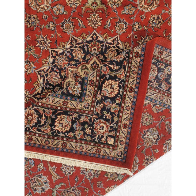 Antique Persian Mashad Rug 8'3" X 11'6" For Sale - Image 4 of 4