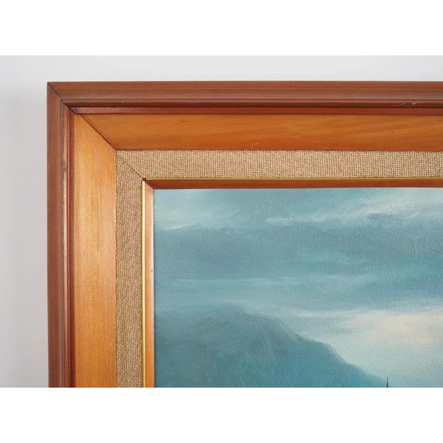 Scandinavian Artist, The Night Fishing, 1970s, Oil on Canvas, Framed For Sale - Image 7 of 13