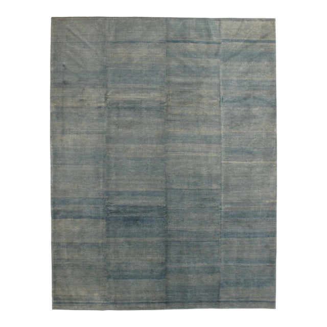 Vintage Hand-Knotted Persian Gabbeh Rug 8'6" X 11'0" For Sale