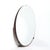 Art Deco Round Mirror With Walnut & Black Lacquer Half Border Detailing For Sale - Image 11 of 14