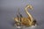 Metal Vintage Bronze Swan and Cygnet Box, 1950s-1960s For Sale - Image 7 of 14