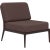 Cover chocolate central modular sofa by mowee dimensions: d 83 x w 68 x h 81 cm (seat height 42 cm). Material: aluminum...