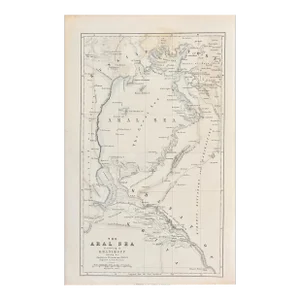 1872 Aral Sea Map by Peterman, Unframed