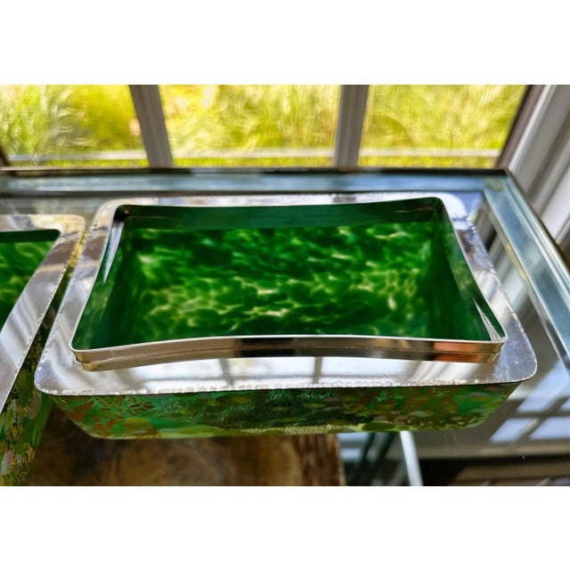 A brilliant Kazaribako "Ornamented Box" made of glass by Japanese artist Kyohei Fujita (1921-2004) circa 1990s. The hand-...