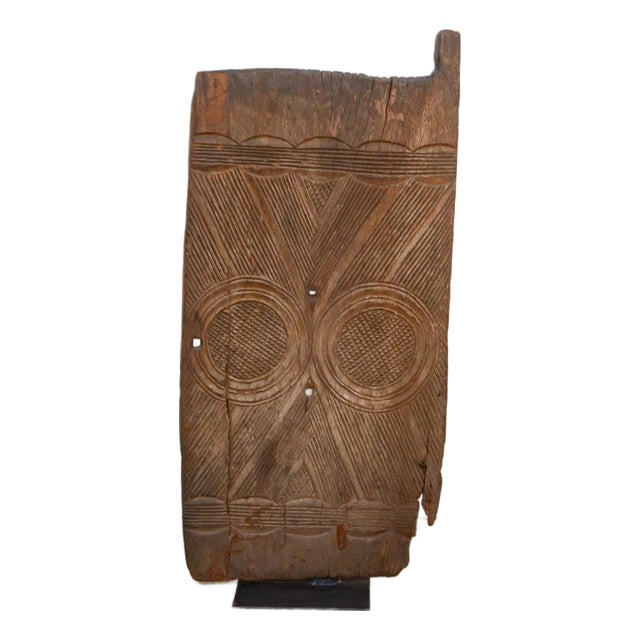 Twin Ring Antique Igbo African Door For Sale