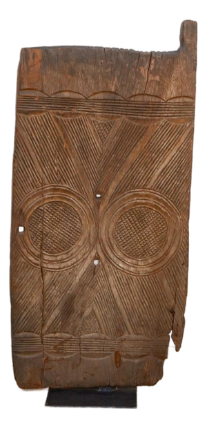 Twin Ring Antique Igbo African Door