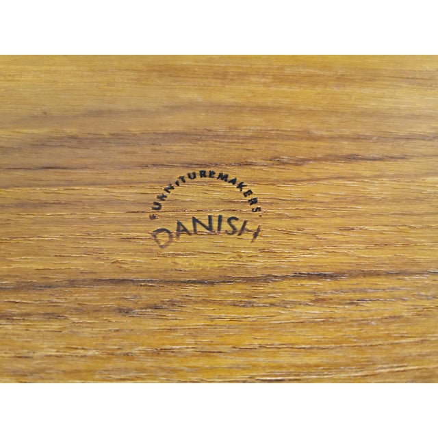 Nesting Tables in Veneered and Teak Wood with Tap Joints and ‘Edge from Heltborg Møbler, Denmark, 1960s, Set of 2 For Sale - Image 10 of 11