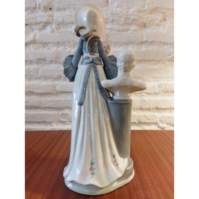 Romantic Style Porcelain Figure by Piezzas, 1960s For Sale - Image 6 of 15