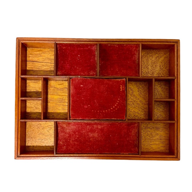 Early 19th Century English Regency Mahogany Work Box With Fitted Interior For Sale - Image 4 of 10