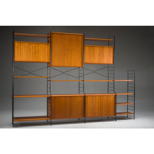 Vintage Teak Modular Wall Unit from WHB, Germany, 1960s For Sale - Image 14 of 18