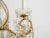 Brass Large Beaded Italian Six-Arm Chandelier For Sale - Image 8 of 10