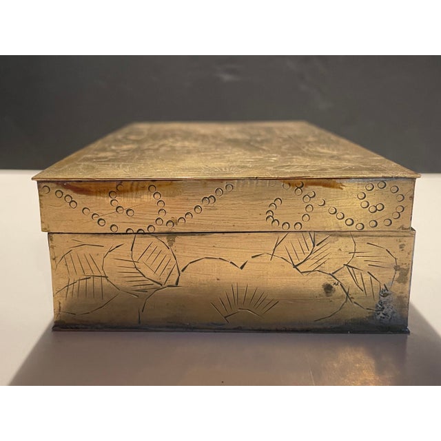 1930s 1930s Chinese Brass Box For Sale - Image 5 of 7