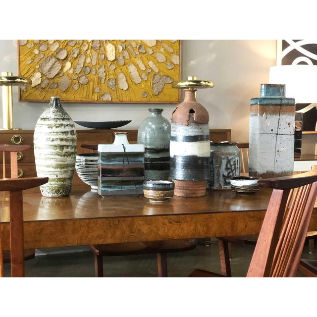 Large Rectangular Ceramic Vase by Albert Green Mid Century Modern For Sale - Image 11 of 11