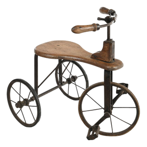 Childrens Tricycle in Iron & Wood, 1800s