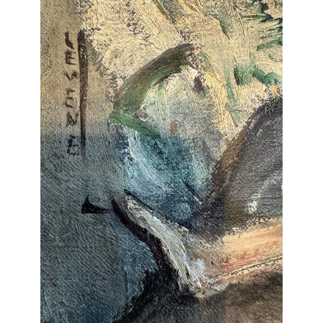 1960s Constance Levene 1960 Figurative Nude Oil Painting — American (20th Century) For Sale - Image 5 of 6