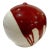 1980's Oxblood Splash Hand-Crafted Porcelain Vessel - Ken Edwards Montana Potter For Sale