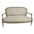 19th Century Louis XVI Style Giltwood Settee For Sale