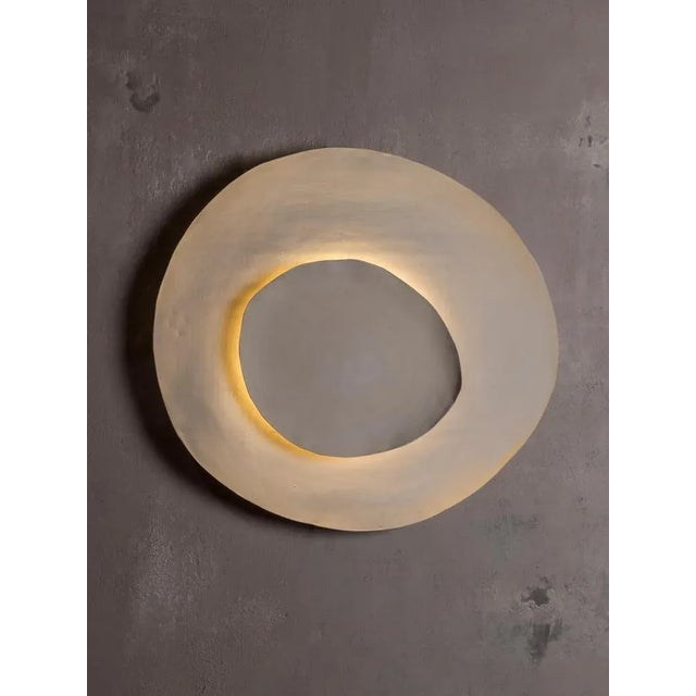 Silk #16 wall light by margaux leycuras one of a kind. Signed and numbered. Dimensions: ø 54 x h 57 cm. Material: ceramic,...