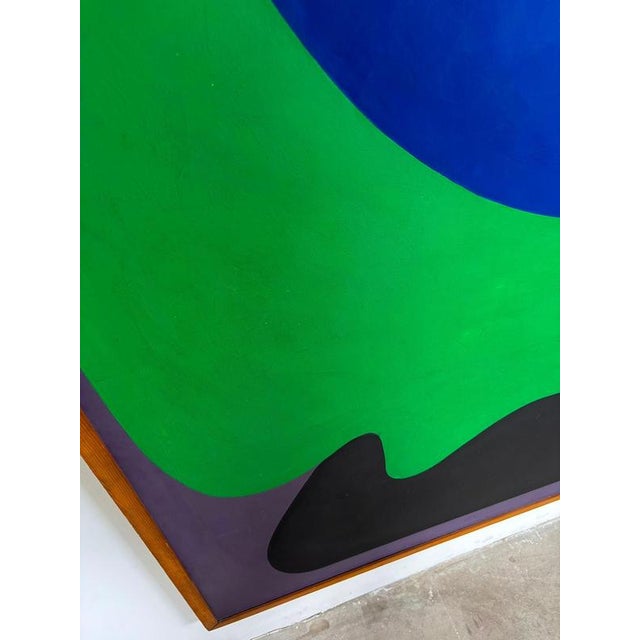Marshall Baer, New York City, 1972, Acrylic on Canvas For Sale - Image 4 of 10