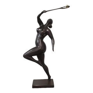 "The Tennis Player" Contemporary Bronze Sculpture For Sale